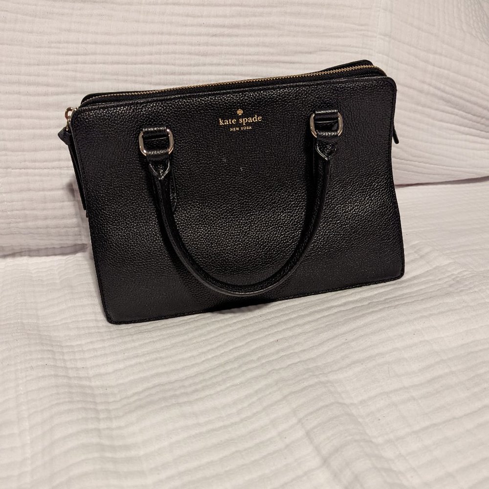 Kate Spade black leather purse